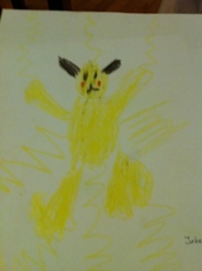 Jake also made a Pikachu